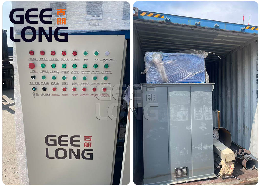 china geelong 2500000kcal thermal oil boiler is exported to Indonesia