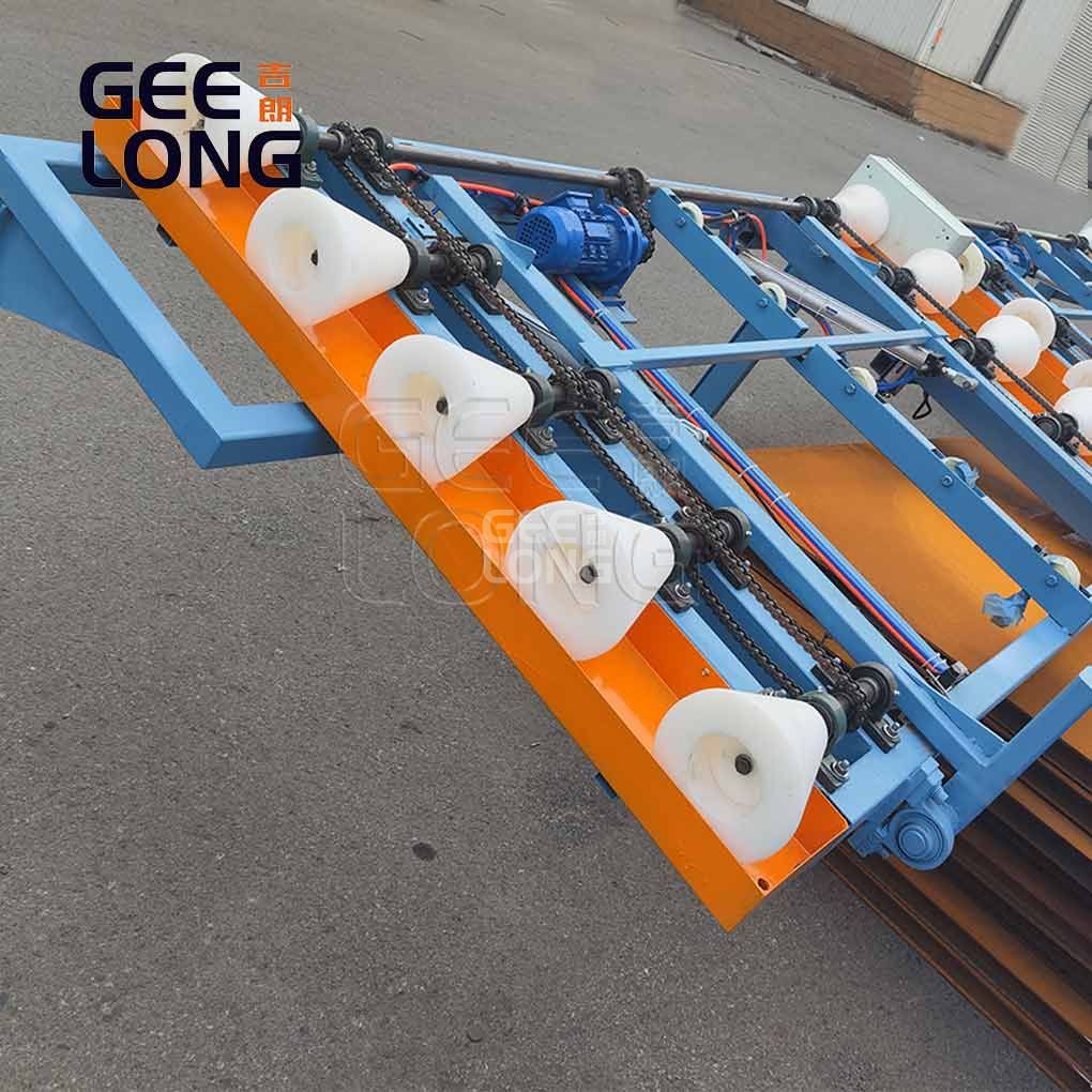 Mesin pembalik papan kayu lapis lem 9 kaki