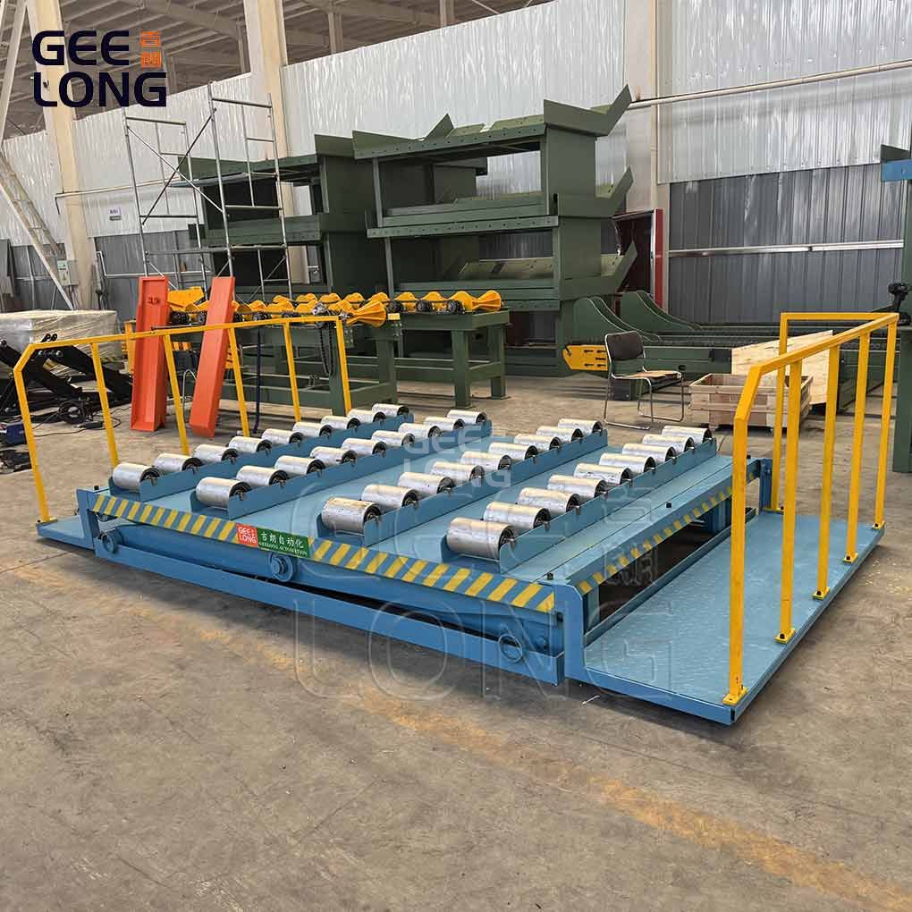 Mesin pengangkat papan tugas berat 1800X2800MM dengan rol tanpa tenaga Mesin pengangkat papan tugas berat 1800X2800MM dengan rol tanpa tenaga