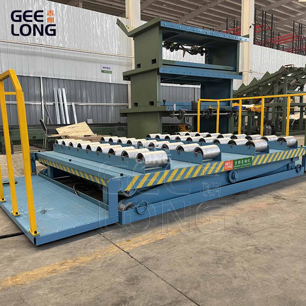 Mesin pengangkat papan tugas berat 1800X2800MM dengan rol tanpa tenaga Mesin pengangkat papan tugas berat 1800X2800MM dengan rol tanpa tenaga