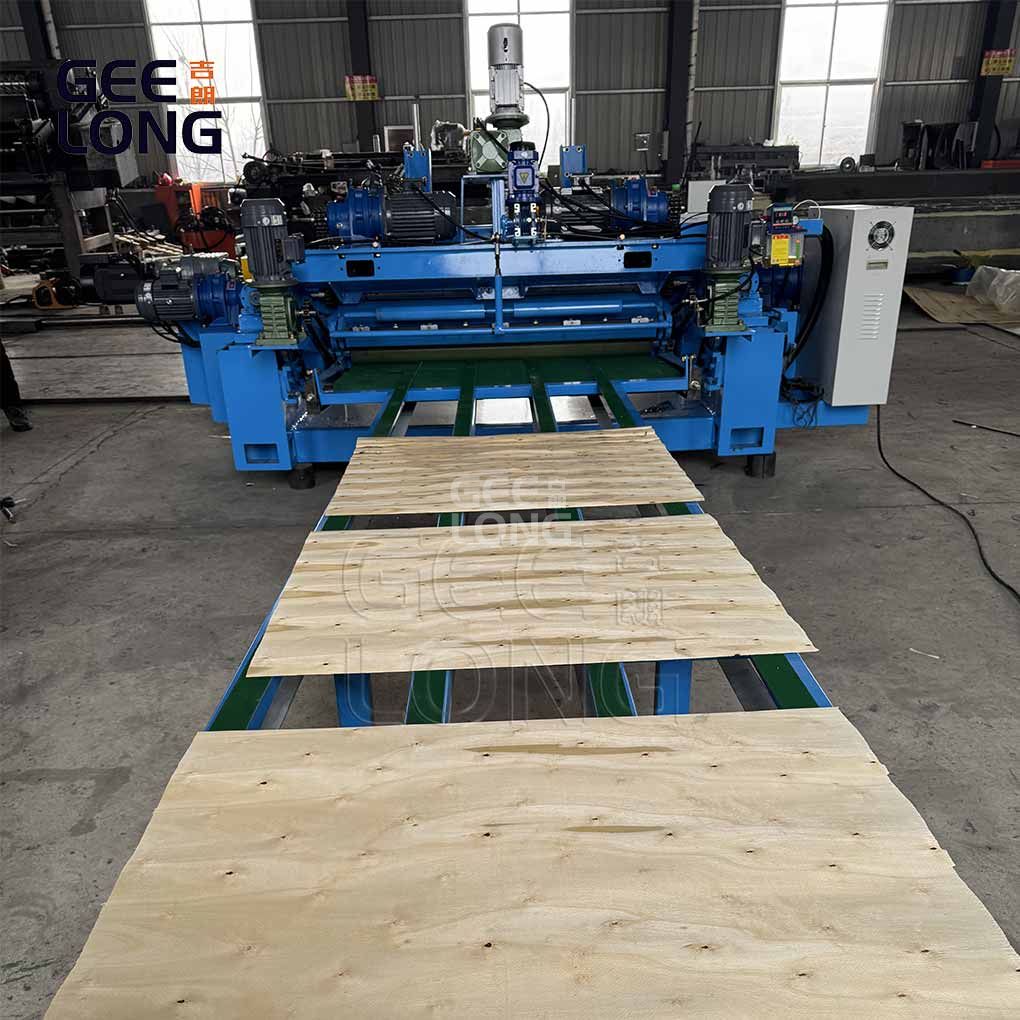 Jalur pengupasan veneer kayu gelondong kecil GEELONG